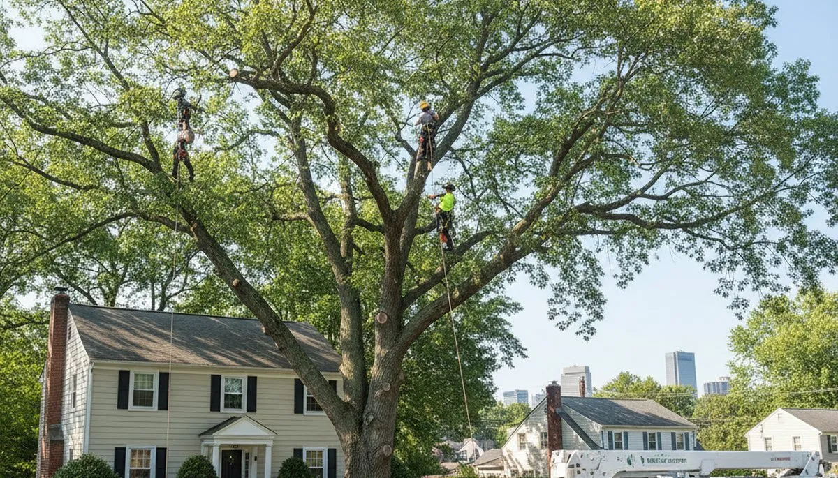 Professional tree removal service in Cambridge MA by certified arborists at cambridgetreeservices.com